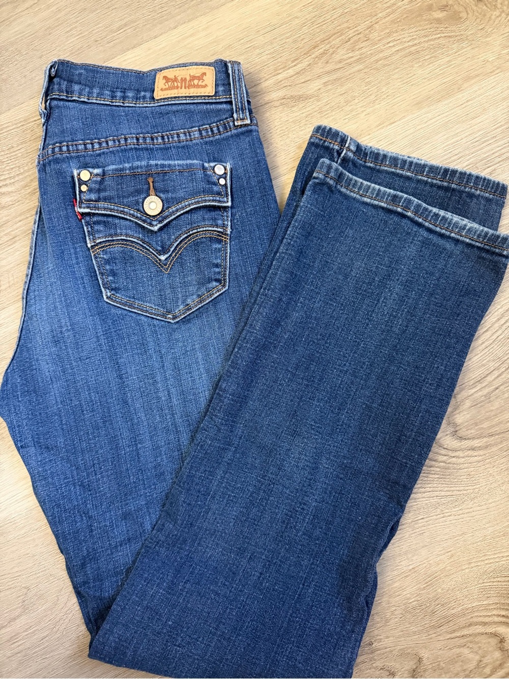 Levi's 505 Straight leg Women's Dark Blue Jeans